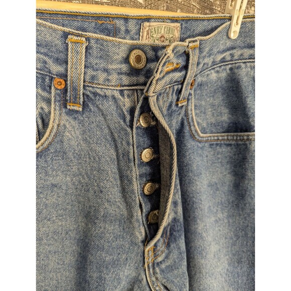 Vintage Henry Choice Denim Men’s Jeans Button Fly Straight Leg - Picture 13 of 16